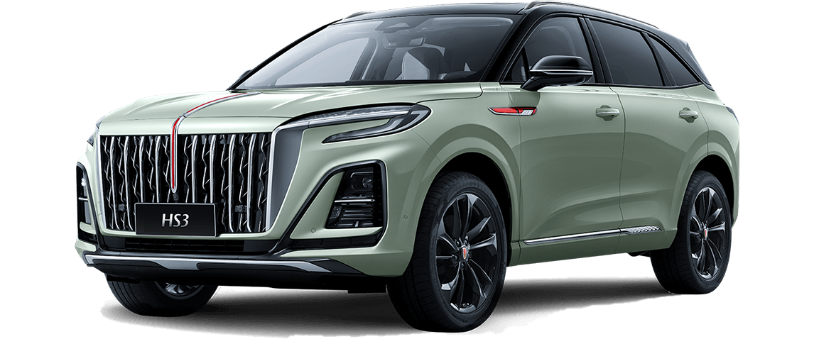 HONGQI HS3 — Green & black