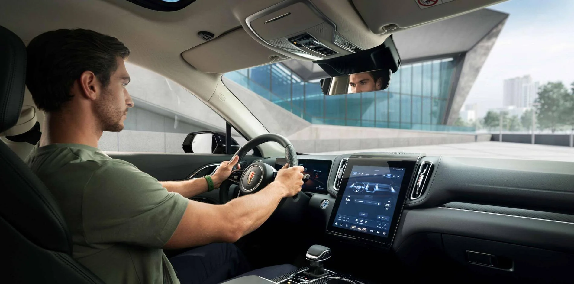 HONGQI HS3 — Interior details 4